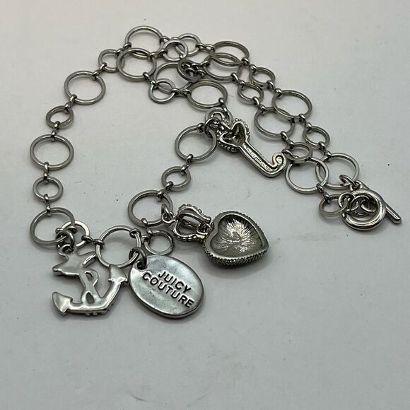 Juicy Couture silver tone Charm necklace - Picture 1 of 4